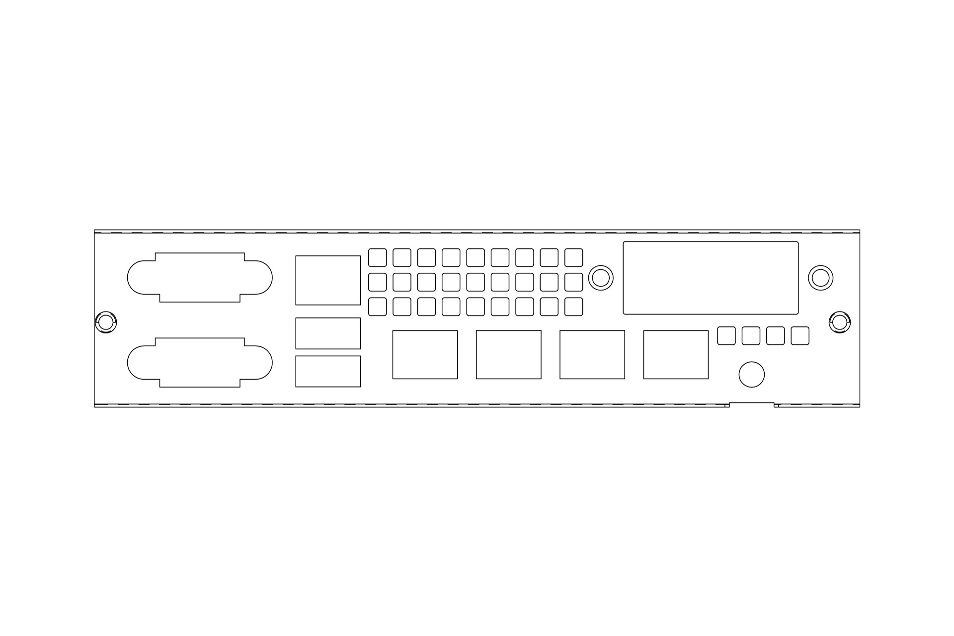 Back I/O Shield Plate - server system assembly